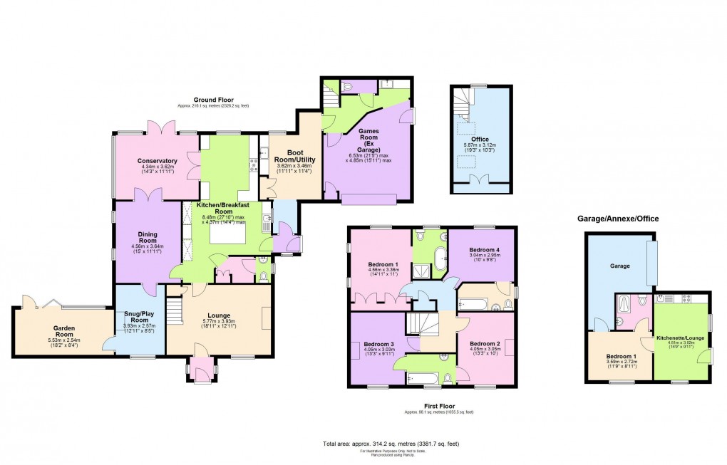 Floorplan for Bridge Road, Yate, South Gloucestershire