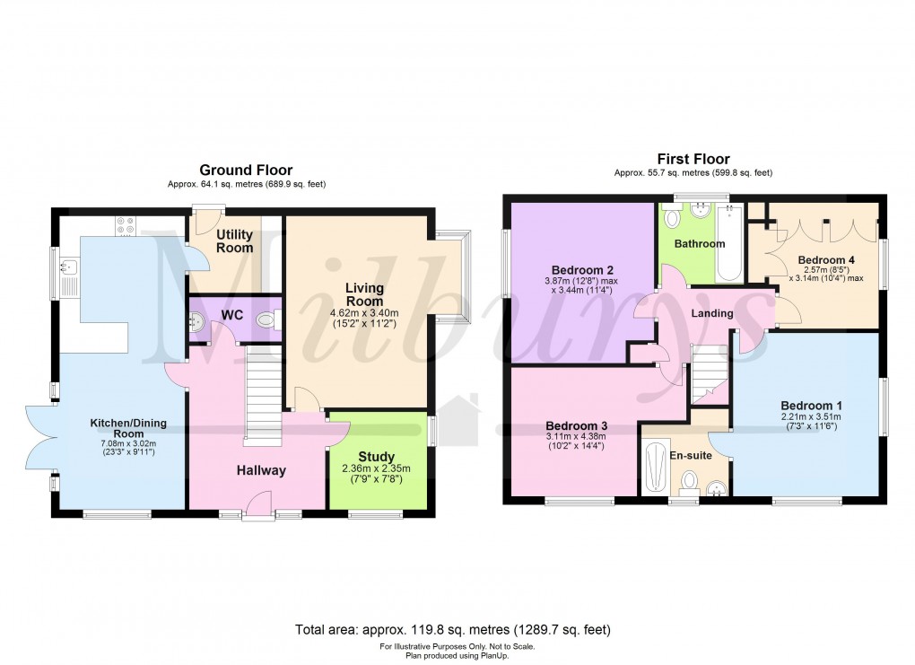 Floorplan for Pennington Road, Wickwar, South Gloucestershire