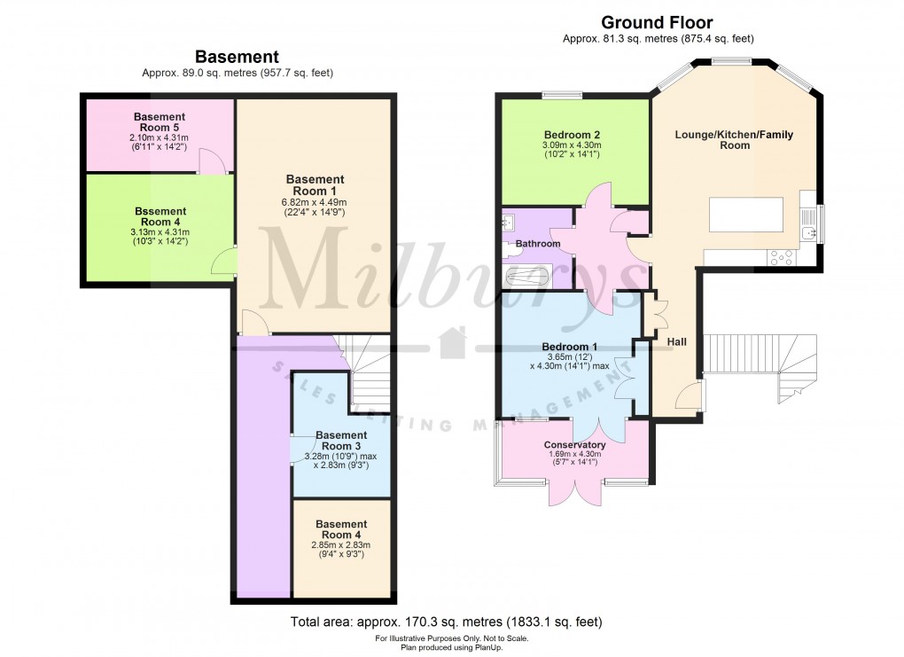 Floorplan for Gravel Hill Road, Yate, South Gloucestershire