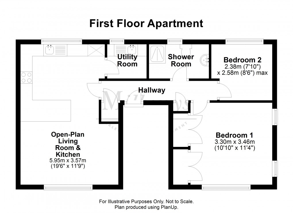 Floorplan for Bush Court, Alveston, South Gloucestershire