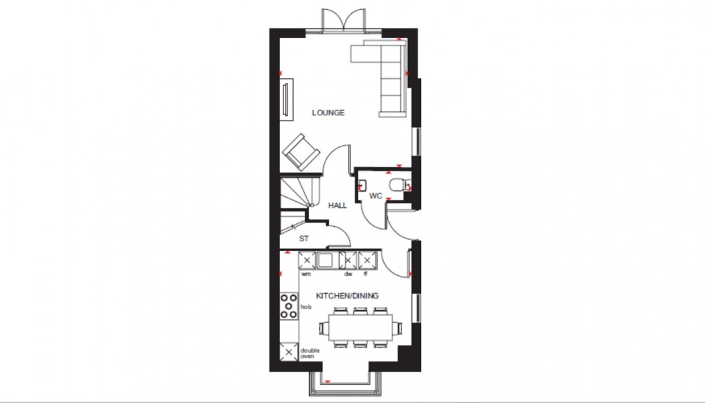 Floorplan for Fletcher Road, Yate, South Gloucestershire