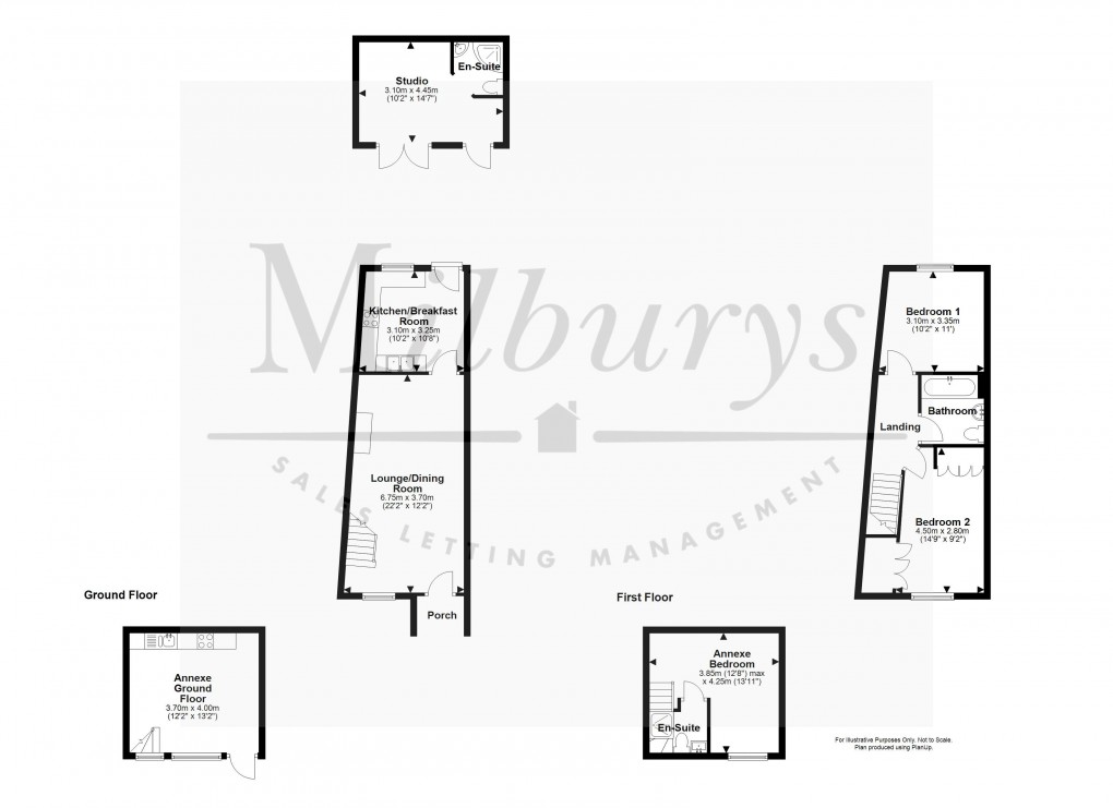 Floorplan for The Green, Olveston, South Gloucestershire