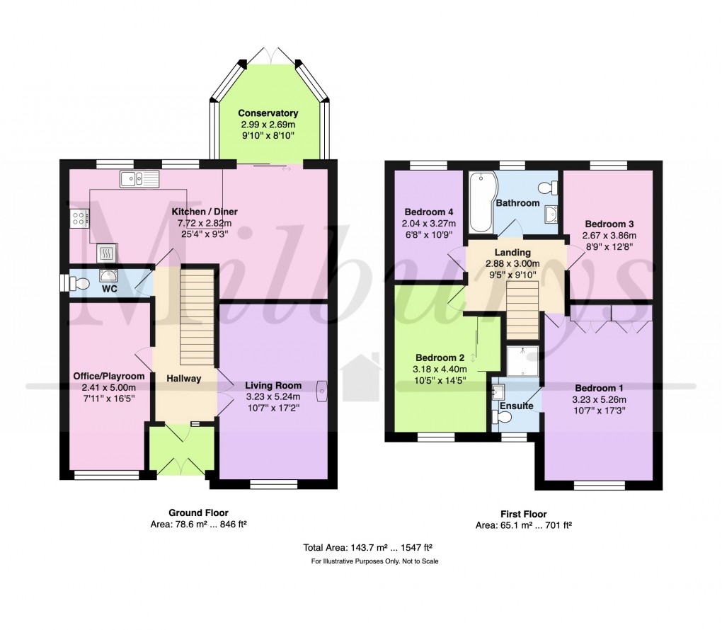 Floorplan for The Knapp, Yate, South Gloucestershire