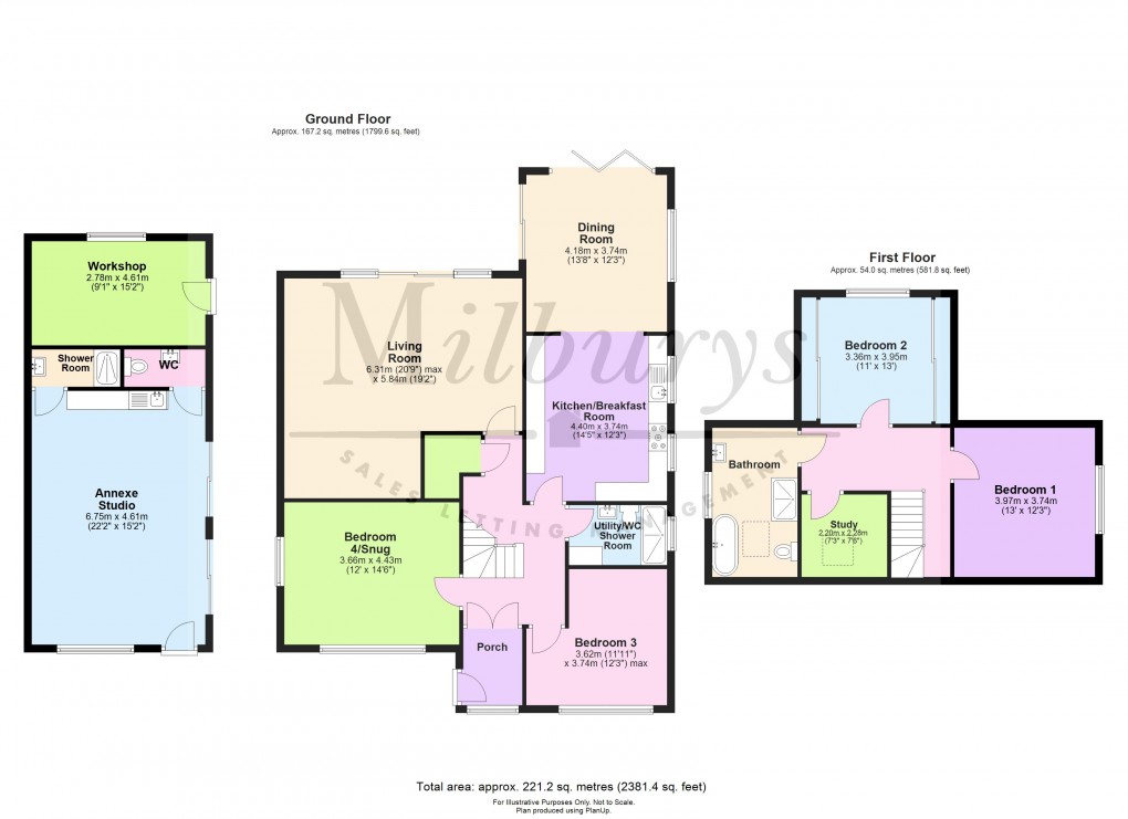 Floorplan for Abson Road, Wick, Bristol